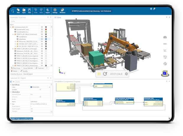 twin Digital Twin Software – 3D Maschinenvisualisierung